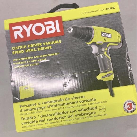 Ryobi Other Ryobi Drill Clutch Driver Speed Drill Set New Small